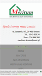Mobile Screenshot of meritum-krosno.pl