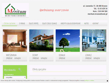 Tablet Screenshot of meritum-krosno.pl